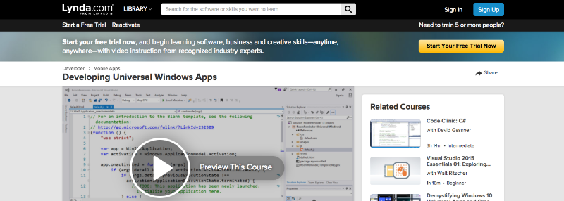 Developing Universal Windows Apps