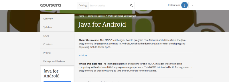 Java For Android