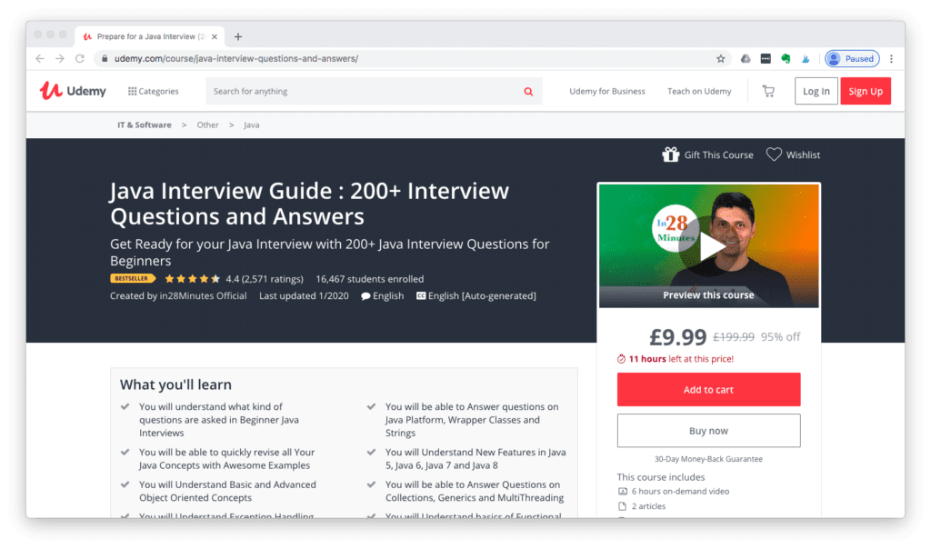 Java Interview Guide : 200+ Interview Questions and Answers