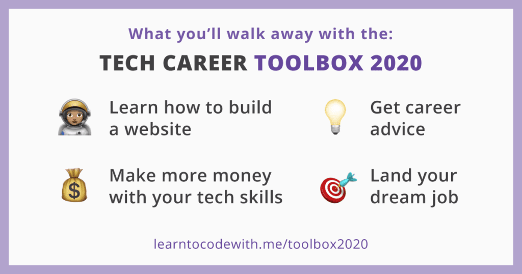 Tech career toolbox outcomes