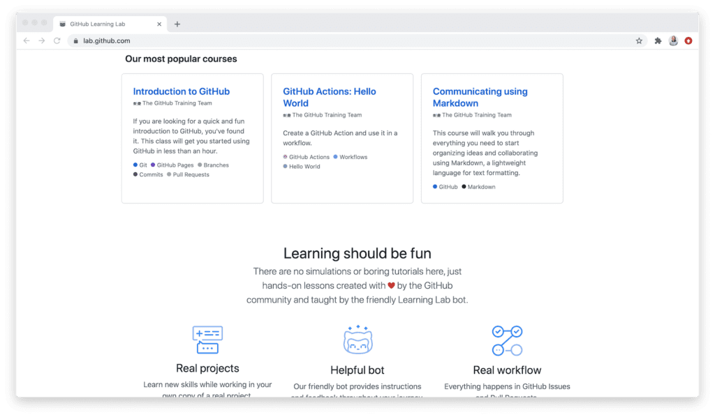 GitHub Learning