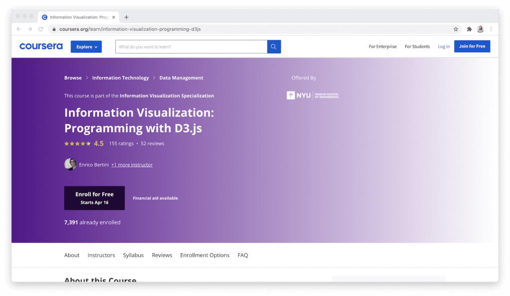 coursera information visualization programming d3.js course