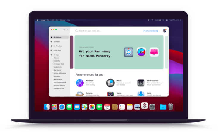 Setapp on a Mac