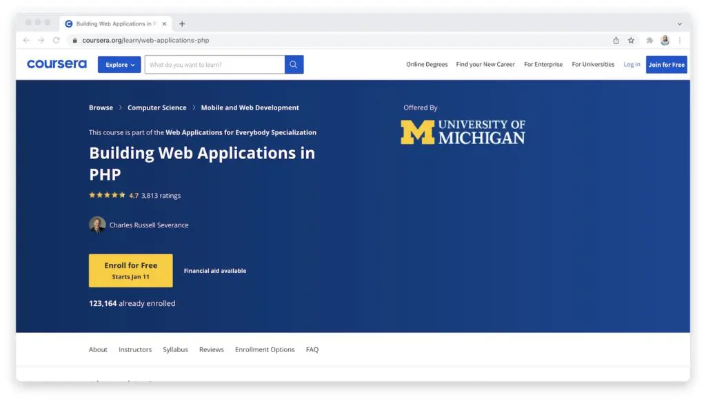 Coursera Building Web Applications