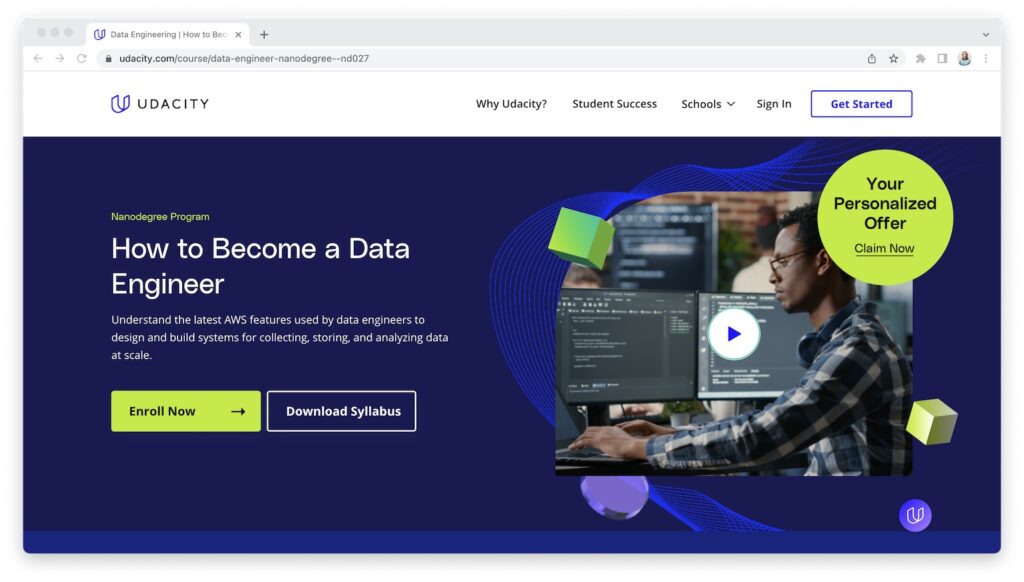 Udacity How to become a data engineer